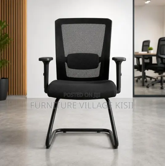 Chrome Coated Base Visitor Chair