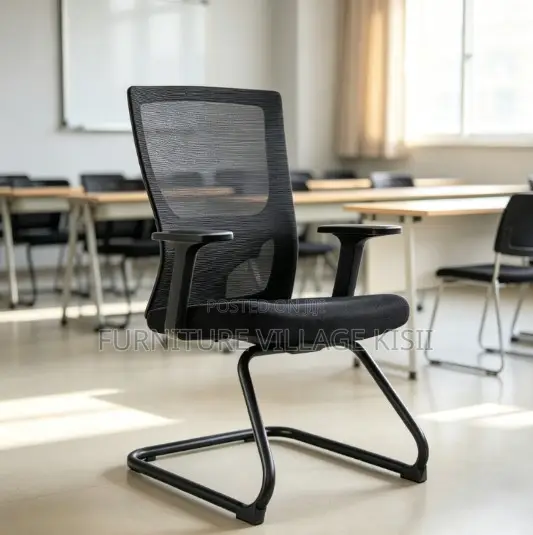Chrome Coated Base Visitor Chair