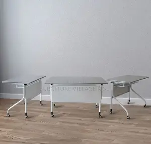Stackable White Training Tables
