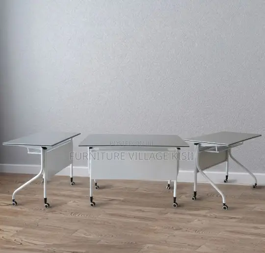 Stackable White Training Tables