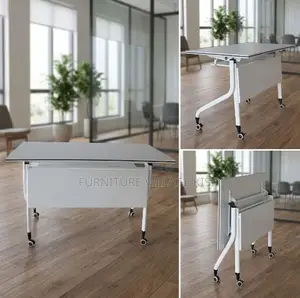 Stackable White Training Tables