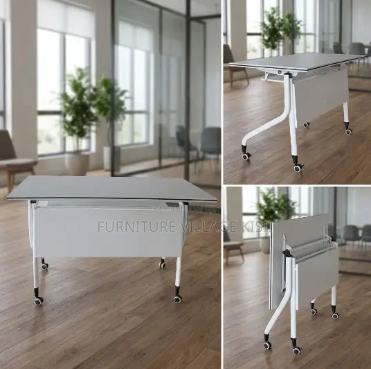Stackable White Training Tables