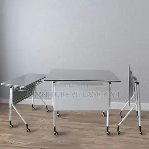 Stackable White Training Tables