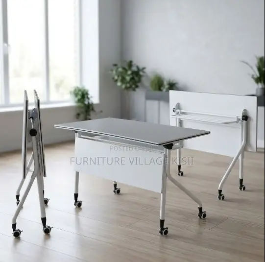 Stackable White Training Tables