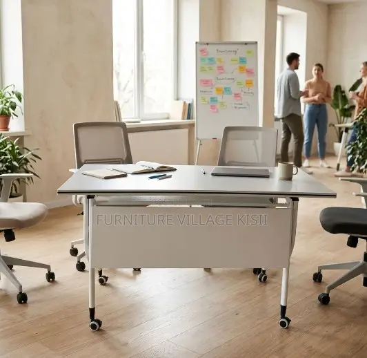Stackable White Training Tables