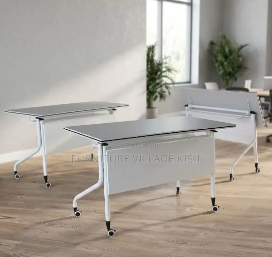 Stackable White Training Tables