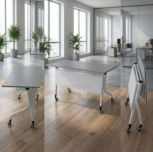 Stackable White Training Tables