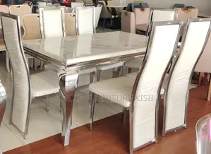 Modern 6 Seater Rectangular Home Dining Set