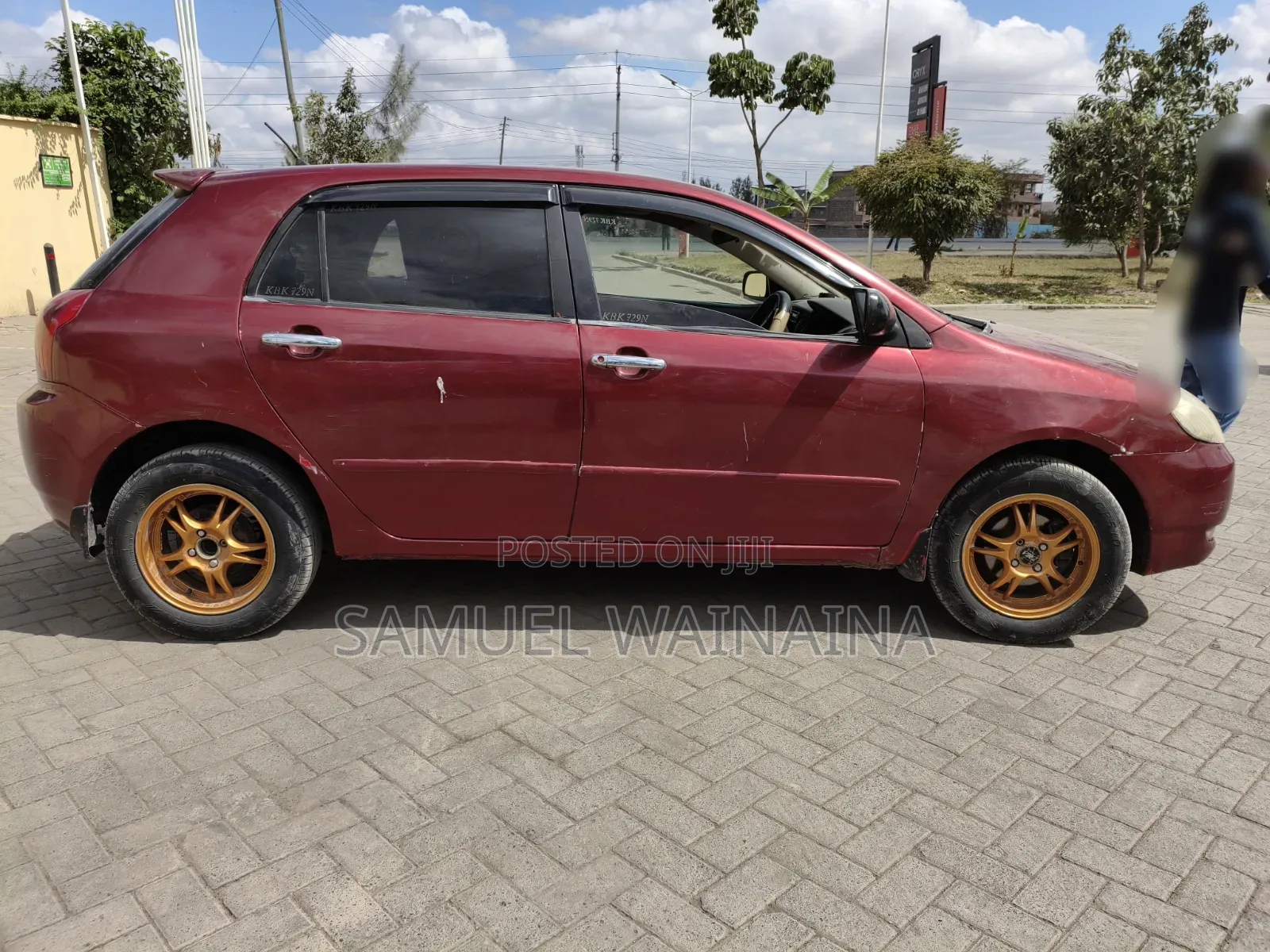 Toyota Allex 2008 Red