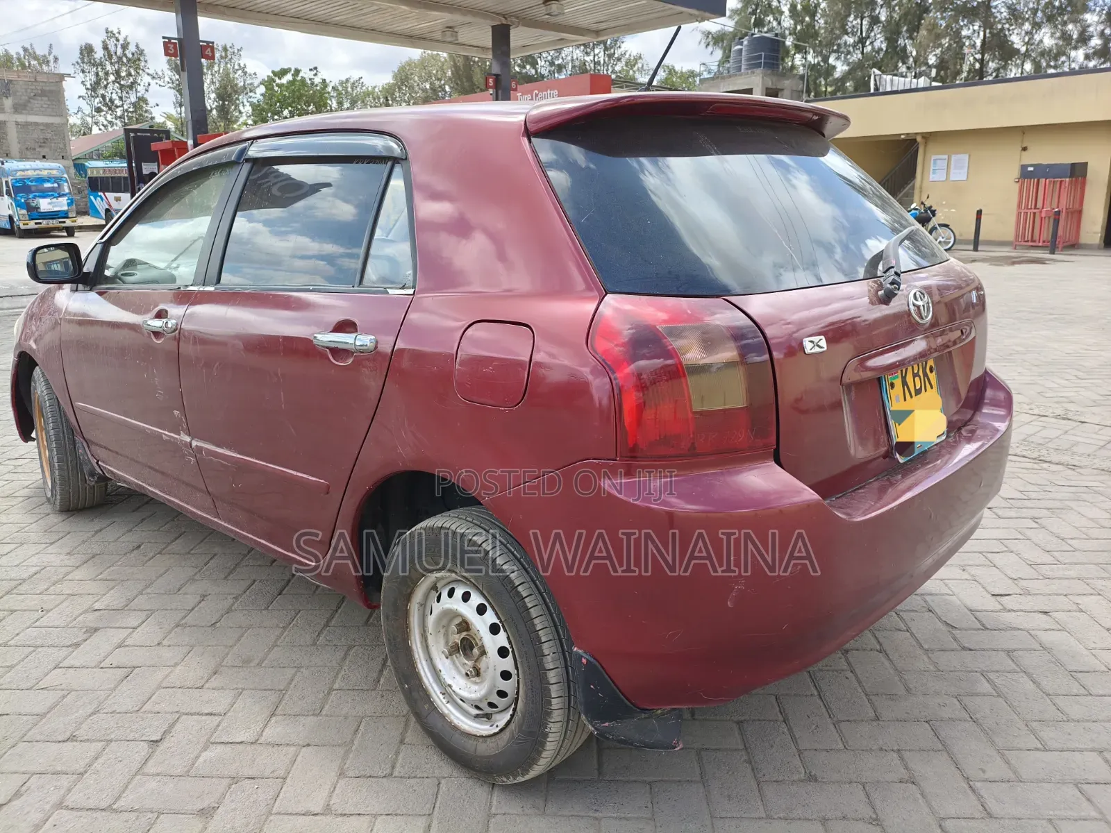 Toyota Allex 2008 Red