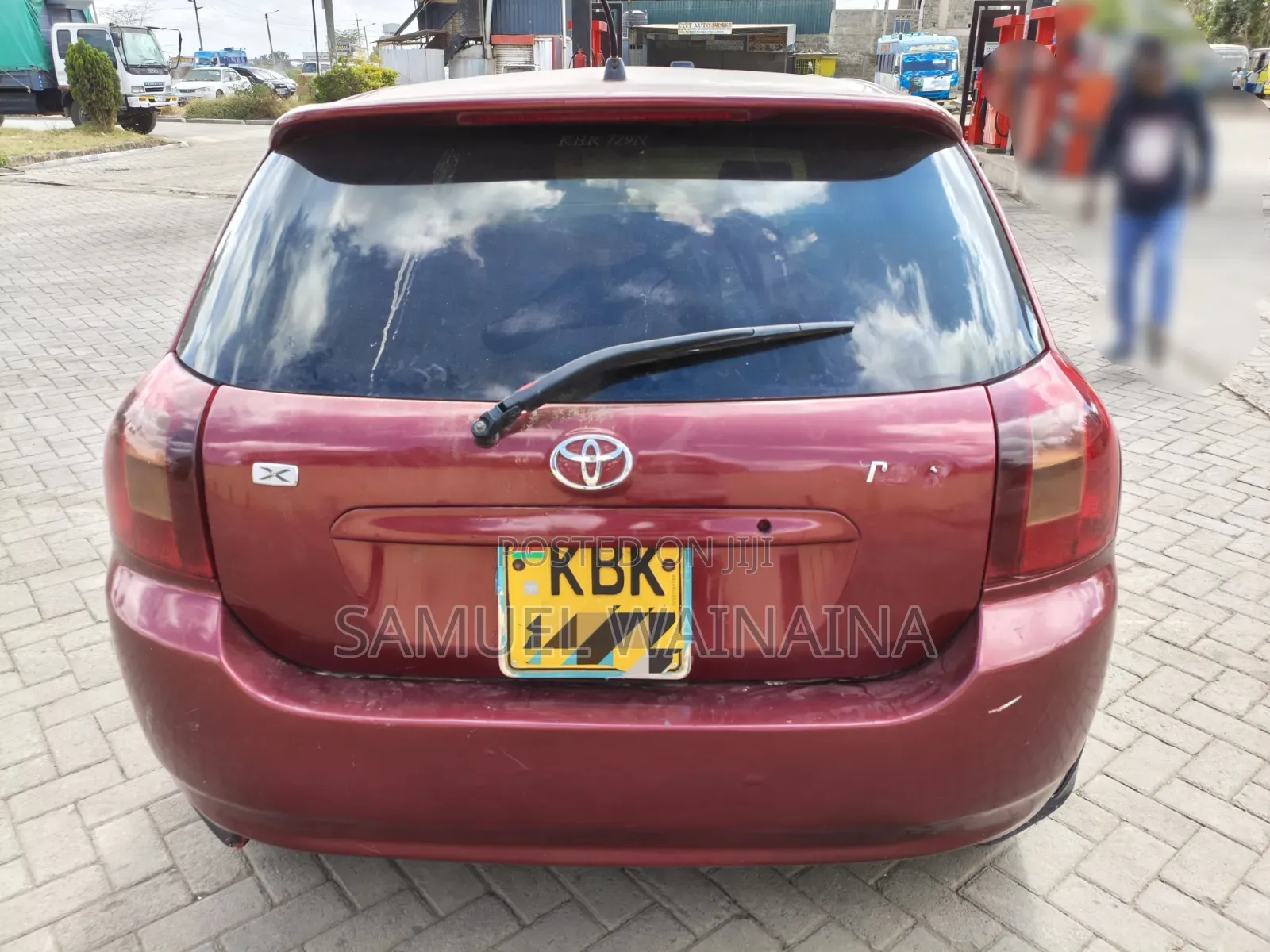 Toyota Allex 2008 Red