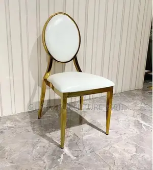 Modern Leatherette White Dining Chair