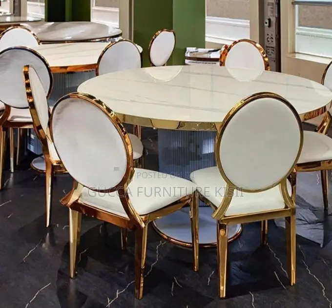 Modern Leatherette White Dining Chair