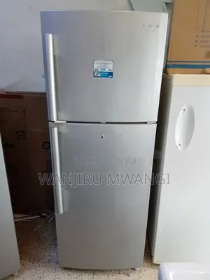 Gray Samsung Double Door Fridge