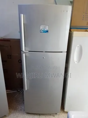 Gray Samsung Double Door Fridge