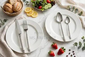24 PCs Twisted-Rope Handle Design Cutlery Set