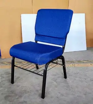 Blue Fabricated Auditorium Conference Chair