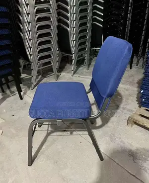 Blue Fabricated Auditorium Conference Chair