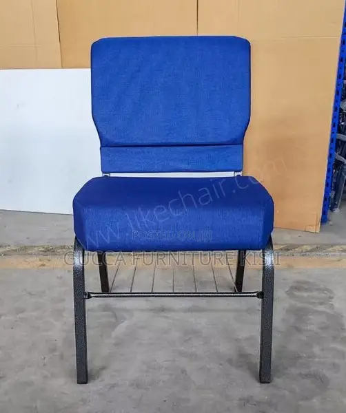 Blue Fabricated Auditorium Conference Chair