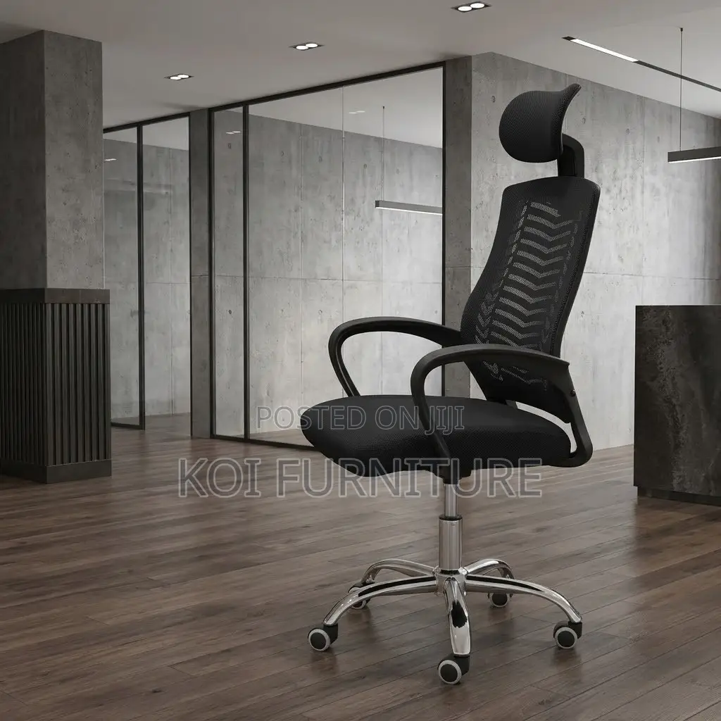 High Backrest Seat | Adjustable Fabric Headrest Chair