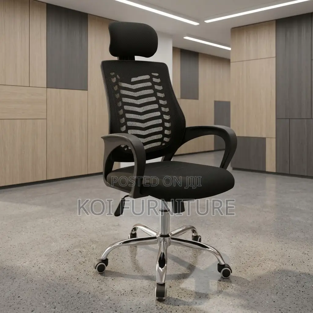 High Backrest Seat | Adjustable Fabric Headrest Chair