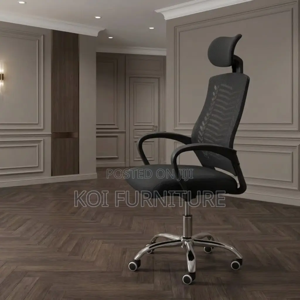 High Backrest Seat | Adjustable Fabric Headrest Chair