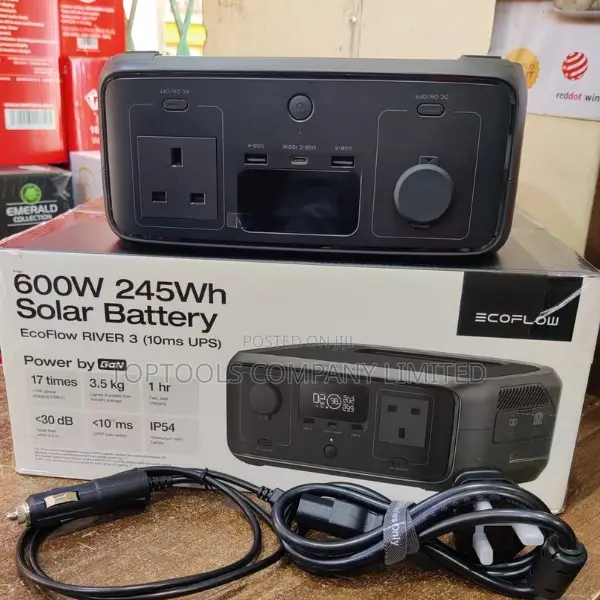 Ecoflow River 3 10ms Ups Inverter Battery 600w 245wh