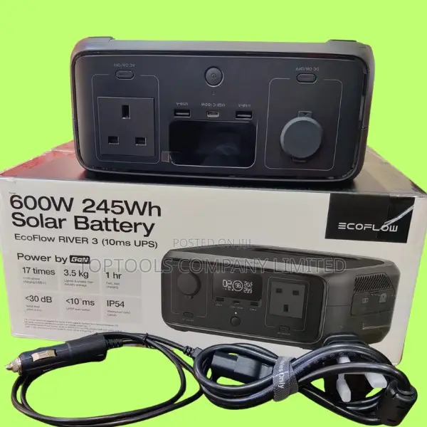 Ecoflow River 3 10ms Ups Inverter Battery 600w 245wh