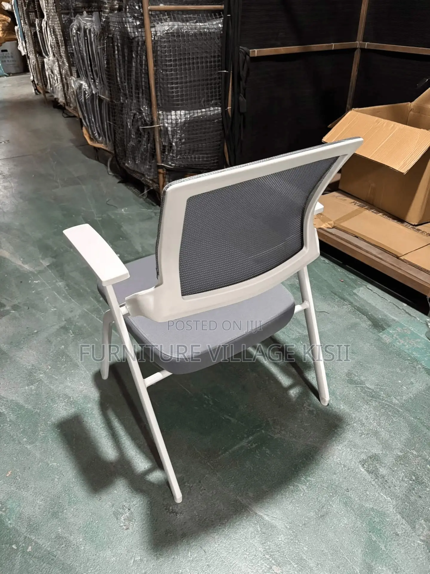 White Foldable Training Chair