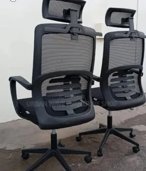 White and Black Orthopedic Office Chairs