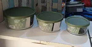 3set Borosilicate Glass Containers
