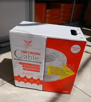 HAWK Cat6 UTP LAN Cable 305m – Fast Data Transmission