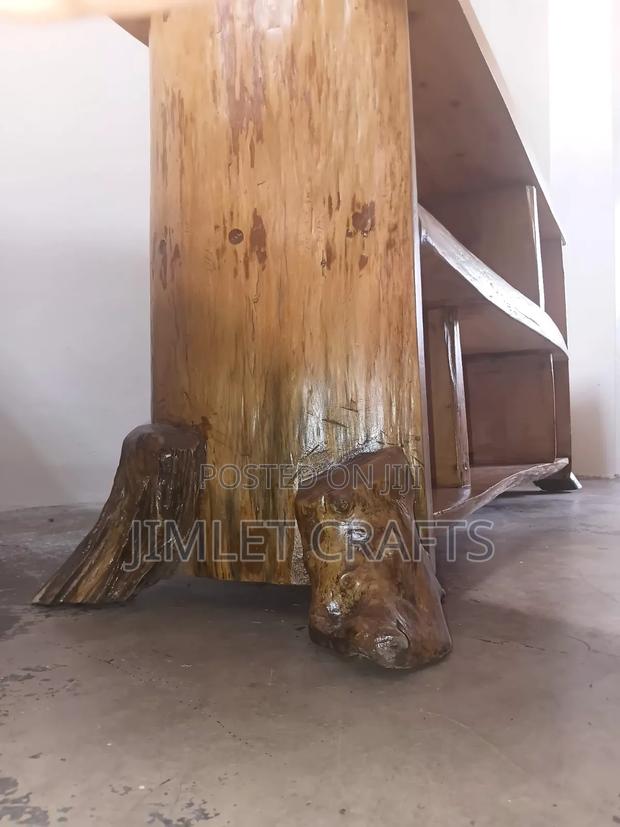 Rustic Solid Wood TV Stand/Console Table - thumbnail 3