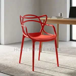 Dining Chair; Stackable Plastic Dining Chair for Space Saving Storage