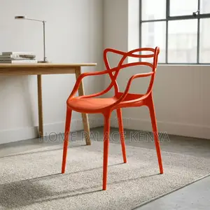 Dining Chair; Stackable Plastic Dining Chair for Space Saving Storage
