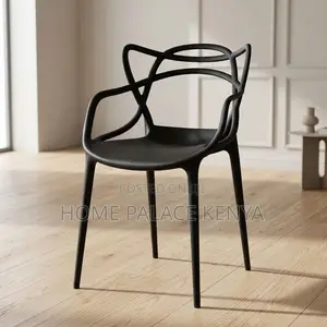 Dining Chair; Stackable Plastic Dining Chair for Space Saving Storage