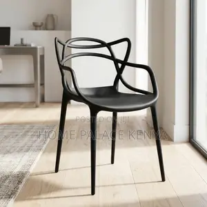 Dining Chair; Stackable Plastic Dining Chair for Space Saving Storage