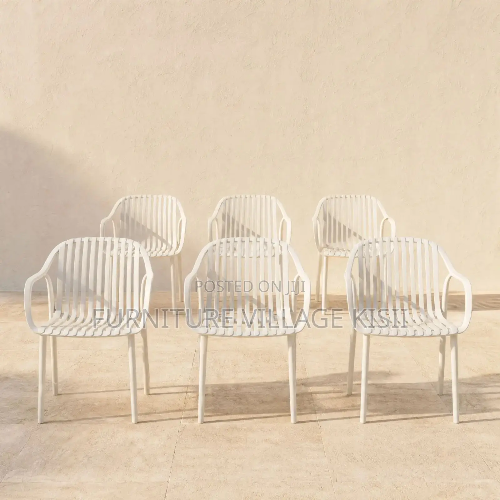 Home Garden Stackable Plastic Chair