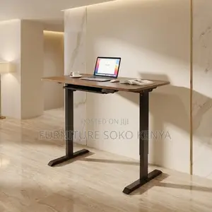 1200MM Brown Adjustable Desk | Electric Smart Table With Button