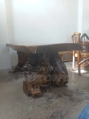 Solid Wood Live Edge Rustic Table