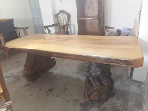 Solid Wood Live Edge Rustic Table