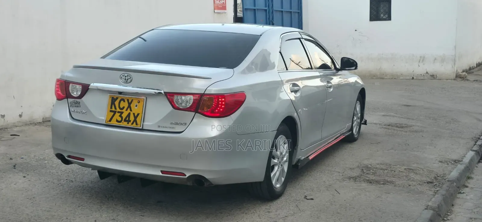 Toyota Mark X 2013 Silver