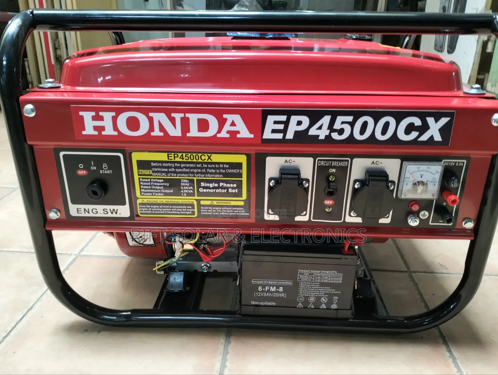 Honda 4500 Watts Petrol Engine Commercial Generator