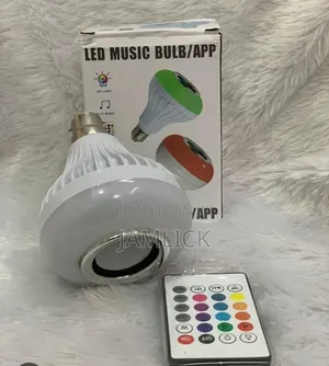LED Music Bulb With Bluetooth Speaker –Aw