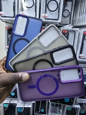Translucent Frosted Back Phone Cases Samsung Galaxy S24,