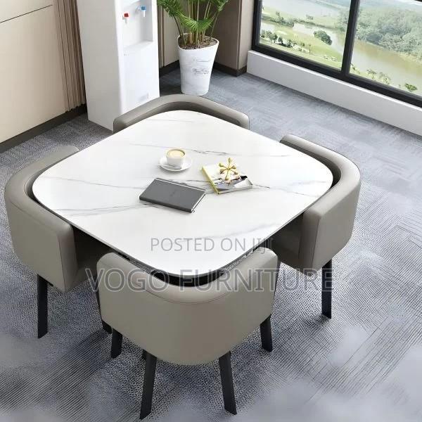 Dining Table; Marble Dining Table Set - thumbnail 8