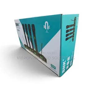 Professional Wireless Microphone With Four Handheld Microphones