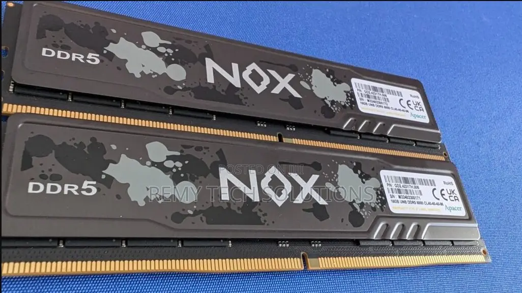 Apacer NOX White DDR5 16GB 5600 Desktop Gaming RAM