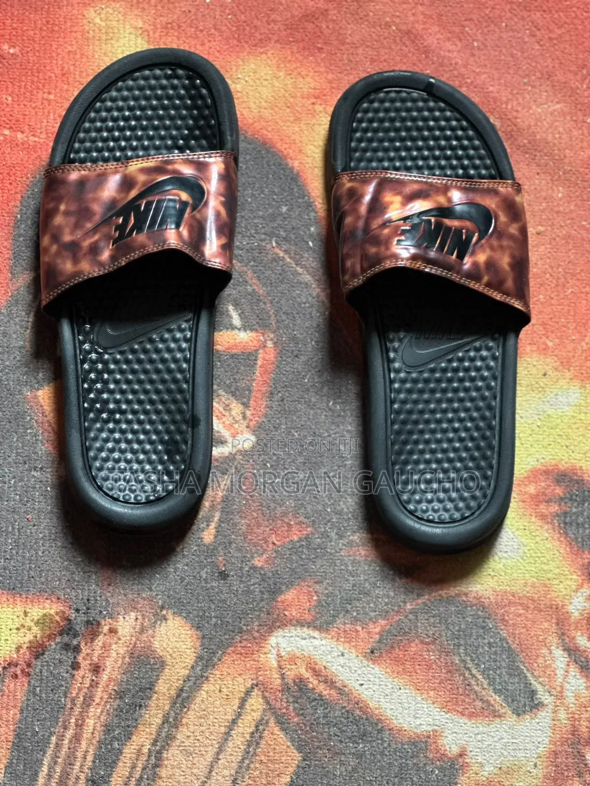 Nike Brown Slides