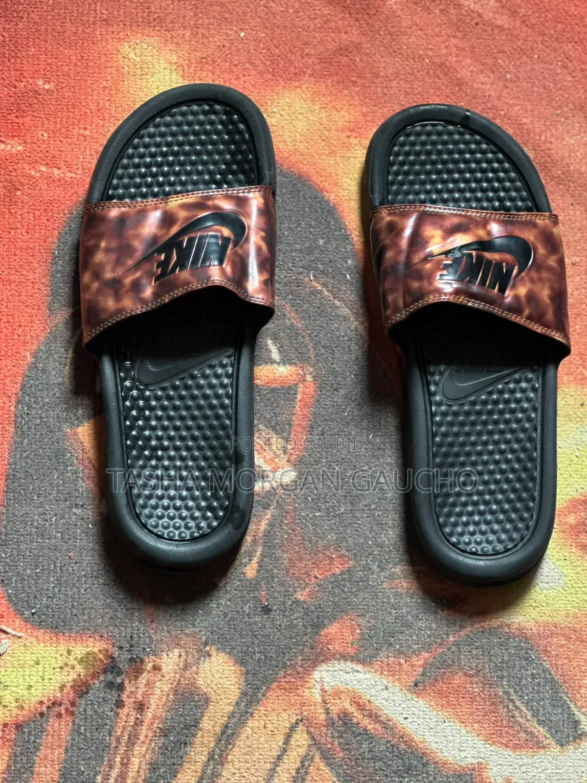Nike Brown Slides